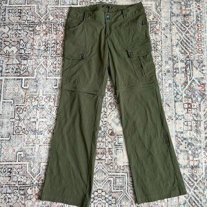 PrAna Olive Convertible Pants